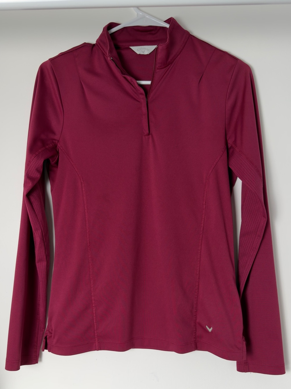 Callaway Women's Long-Sleeve Quarter-Zip Top - Berry/Magenta